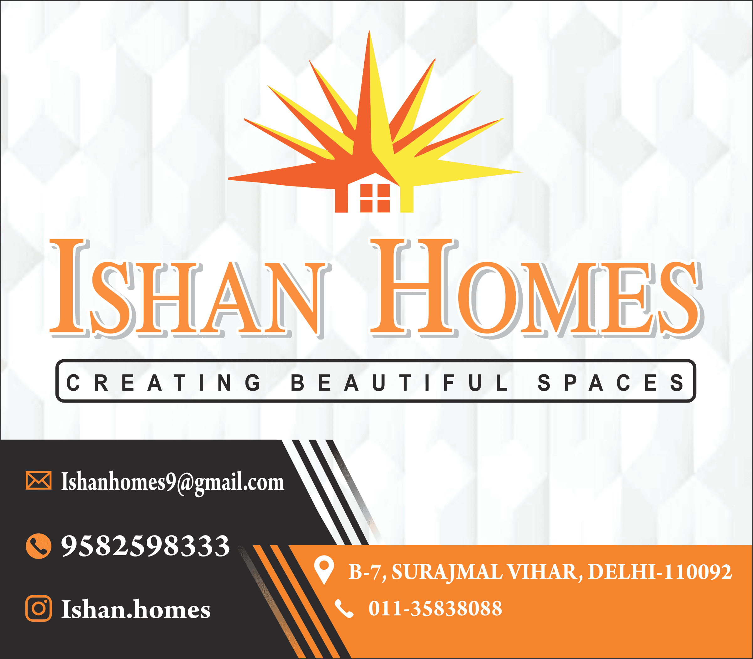 Ishan Homes brand card